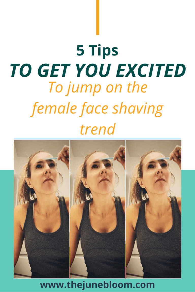 Female face shaving trend