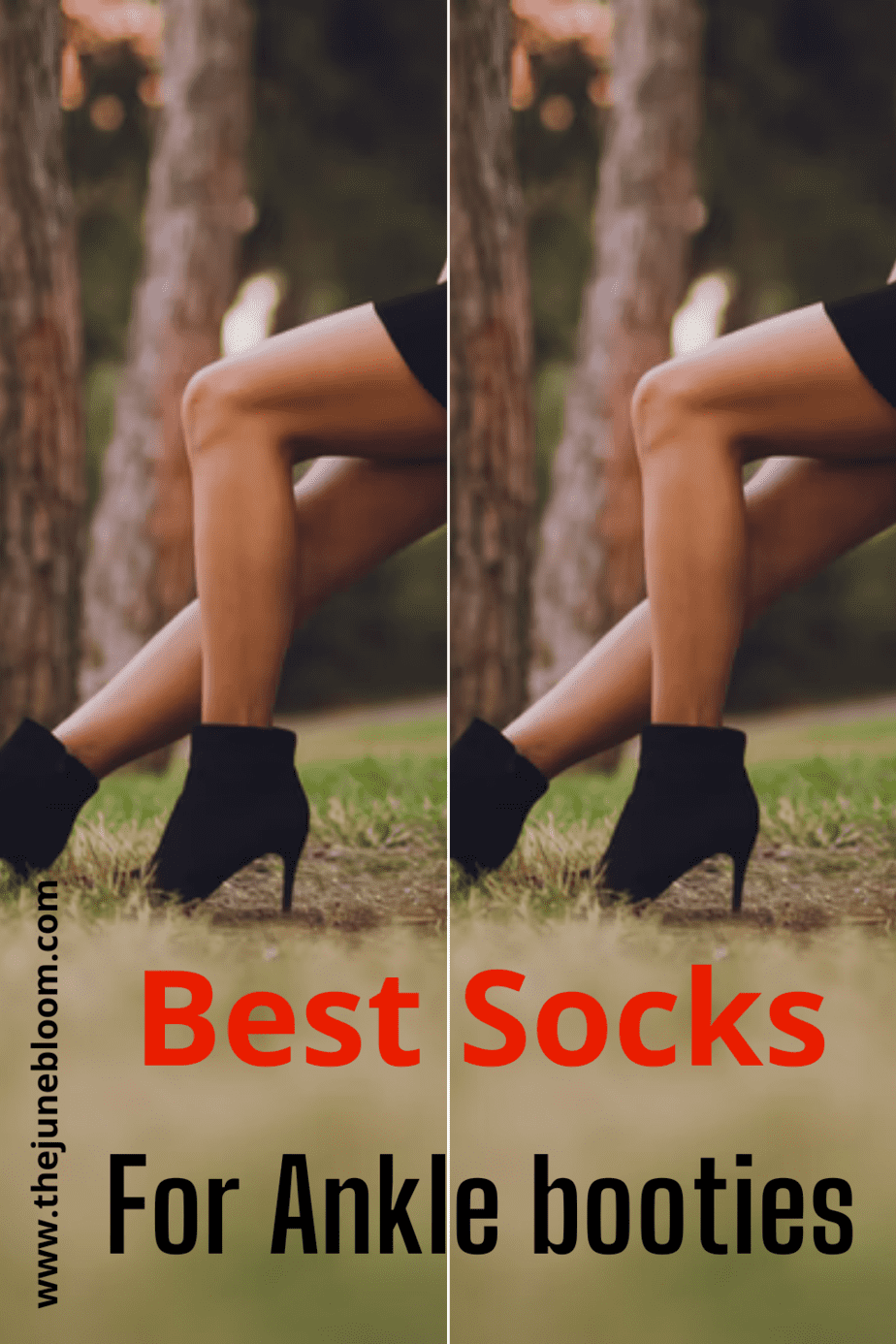 ankle boots with socks and dress
