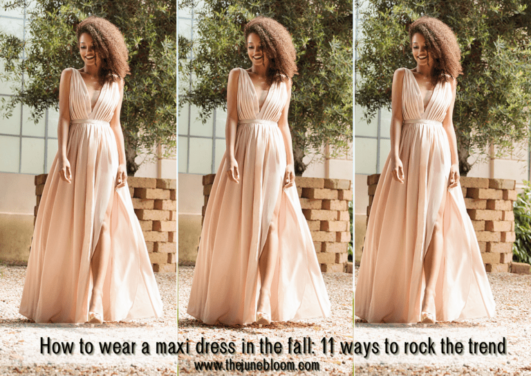 How to wear a maxi dress in the fall